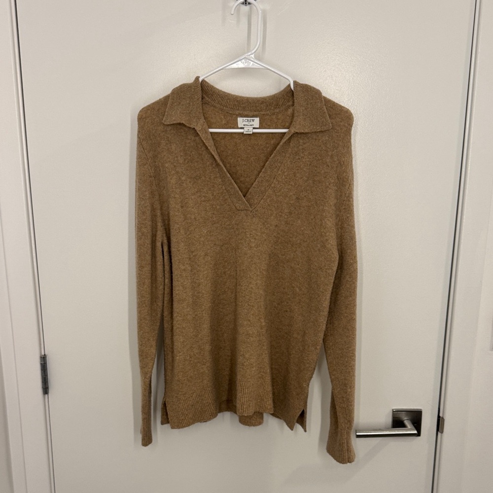 J. Crew Extra Soft Polo Sweater